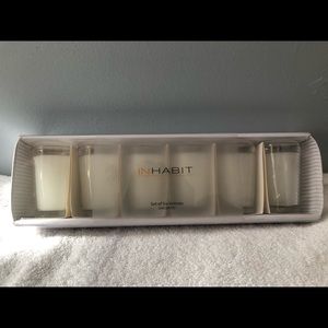 Inhabit Set of Six Unscented Candles